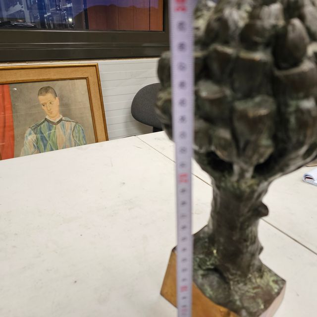 ESCULTURA DE BRONCE MACIZO ARBOL PREMIOS MAYO