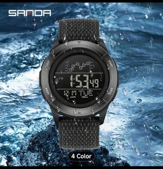 Reloj Digital deportivo caja metálica Hombre NUEVO