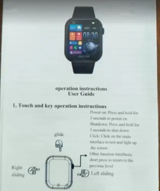 Smartwatch G28 Nero Nuovo orologio intelligente.