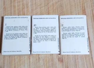 3 Cajas Cerillas Pinturas Románicas Catalunya