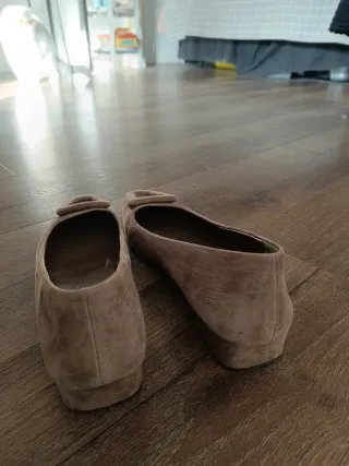 Manoletinas Lodi Beige/Gris Talla 39