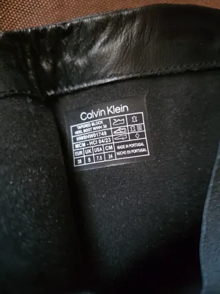 CALVIN KLEIN ORIGINAL, BOTINES PIEL MUJER