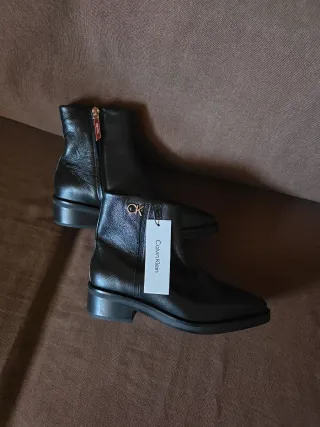 CALVIN KLEIN ORIGINAL, BOTINES PIEL MUJER