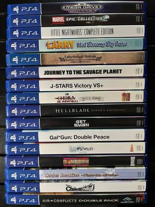 Juegos PS4 18€/unidas