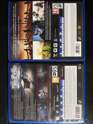 Juegos PS4 18€/unidas