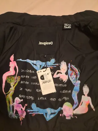 Chaqueta Puffer Desigual Negra