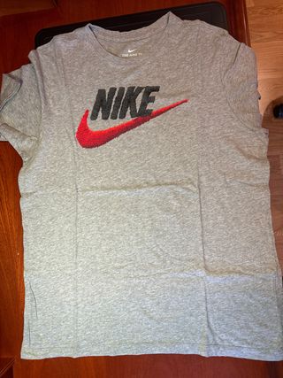 Camiseta Nike Algodón Gris Talla M