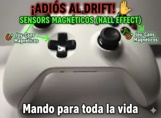 Mando Xbox One Joysticks Efecto Hall
