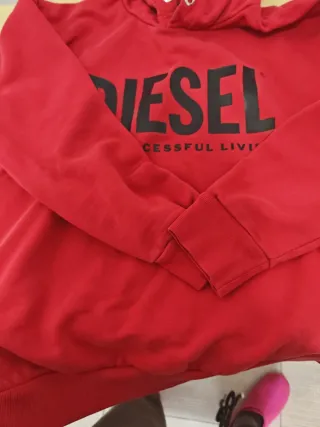 Felpa Diesel rossa ragazzo