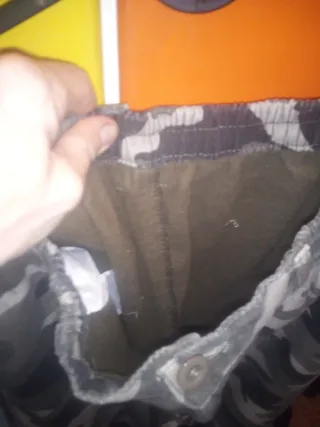 2 Pantalones Camuflaje Beige/Marrón