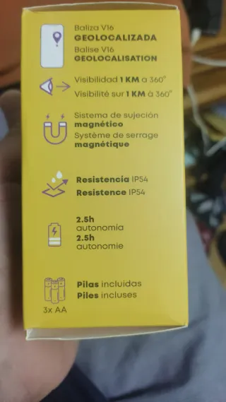 3 Balizas V16 Conectadas Tekmee