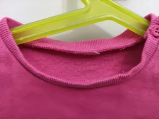 Sudadera rosa bebé niña