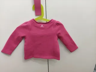Sudadera rosa bebé niña
