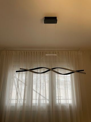 Lámpara de techo moderna ondulada