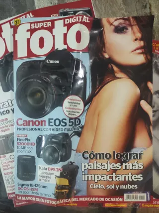 Lote Revistas Fotografía Super Foto Digital