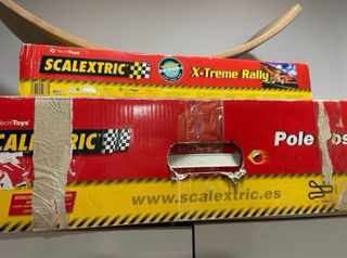 Circuito Scalextric X-Treme Rally y pole position