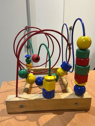 Juguete de madera de cuentas Montessori Ikea
