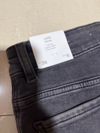 Vaqueros skinny Mango grises sin estrenar Talla M