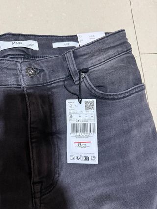 Vaqueros skinny Mango grises sin estrenar Talla M