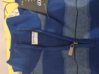 Maglione Oujian Grigio Blu Taglia L
