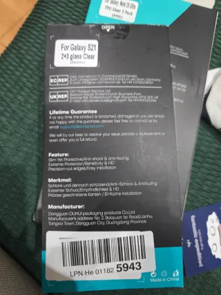 Cristal Templado kprotector Galaxy S21