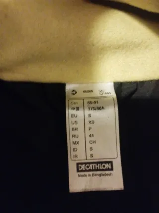 Chaqueta de nieve Quechua Negra y Gris