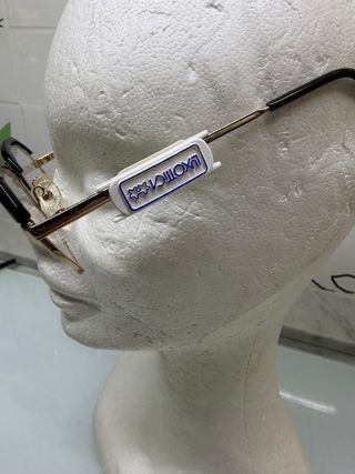 Luxottica Occhiali Vintage 18K Oro Nero