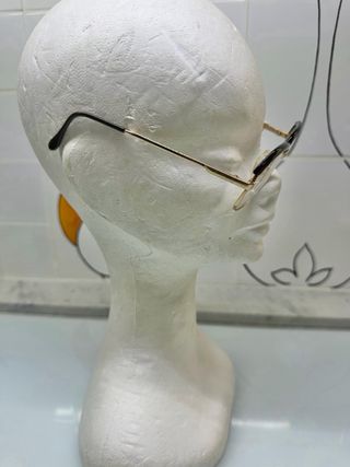 Luxottica Occhiali Vintage 18K Oro Nero