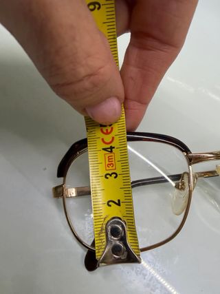 Luxottica Occhiali Vintage 18K Oro Nero