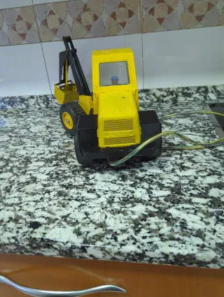 Máquina Excavadora Juguete Antiguo