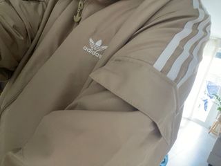 Chaqueta Cortavientos Adidas Beige