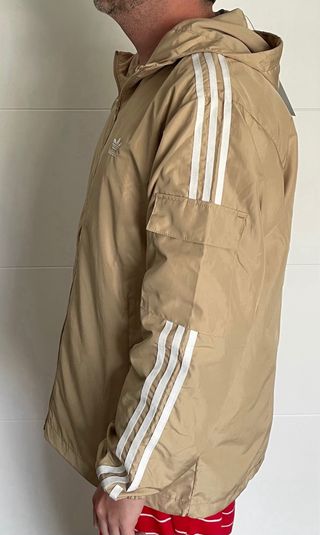 Chaqueta Cortavientos Adidas Beige