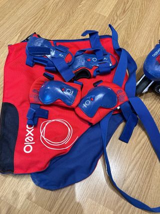 Patines Oxelo Talla 28-30, bolsa y protecciones