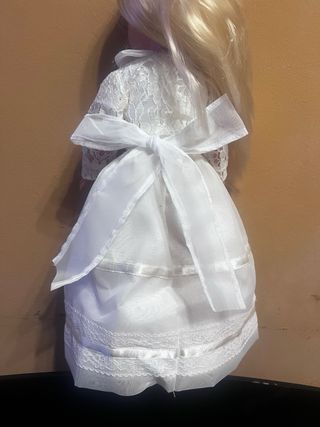 Vestido Comunión muñeca Nancy y Similares