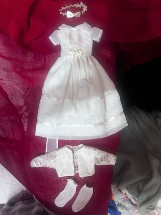Vestido Comunión muñeca Nancy y Similares