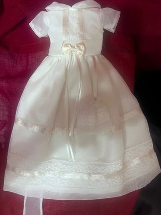 Vestido Comunión muñeca Nancy y Similares