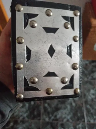 Porta Lápices Metálico Decorado