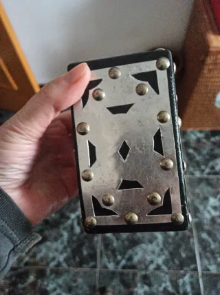 Porta Lápices Metálico Decorado