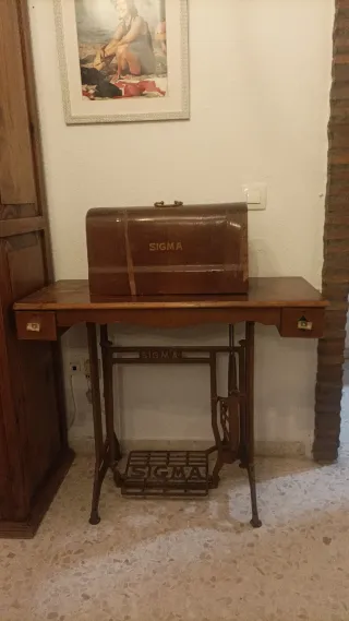 Máquina de coser Sigma pedal