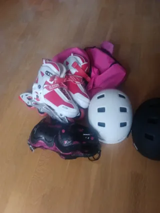 Patines infantiles OLSSON + protecciones+casco