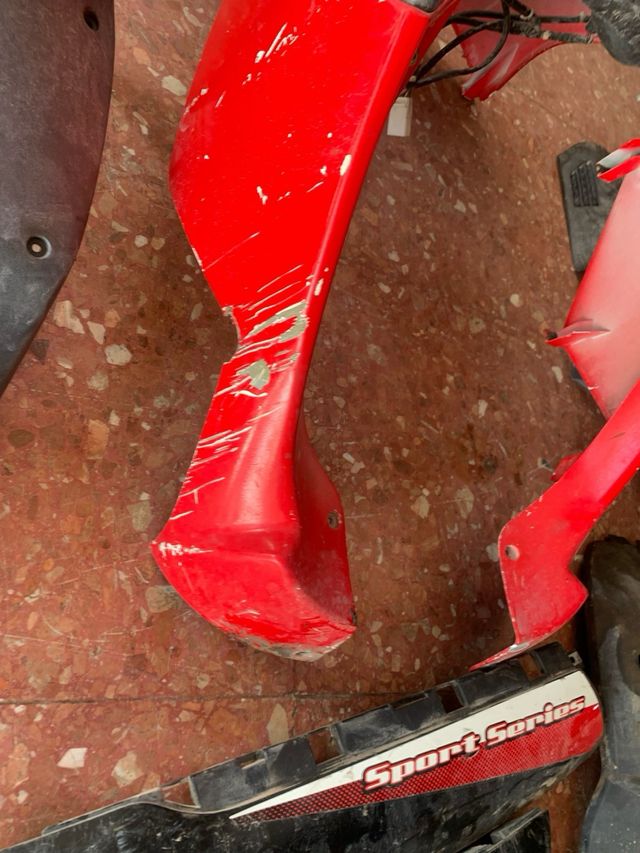 Frontal Piaggio NRG Power Rojo