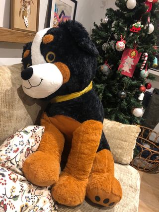 Peluche gigante , perro , nuevo