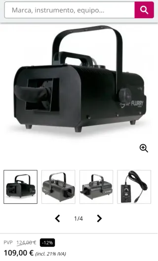 Máquina de Nieve ADJ VF FLURRY 600w