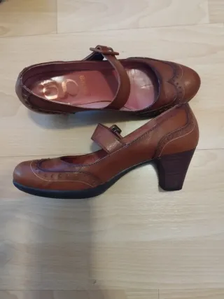 Zapatos estilo oxford Marrones Mujer