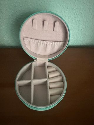 Joyero de viaje redondo