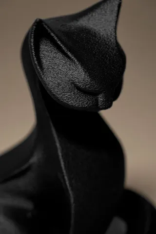 Figura Gatto Nero Decorativa