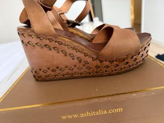 Sandalias ASH Vanina Talla 39 Cuero Natural