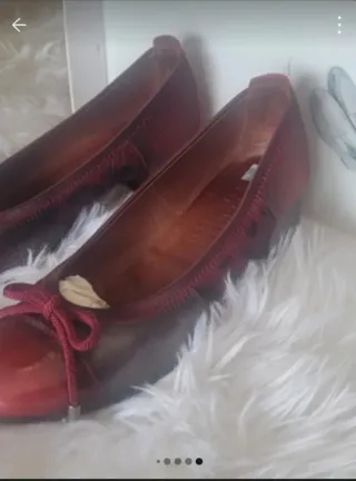 Manoletinas Hispanitas burdeos talla 37