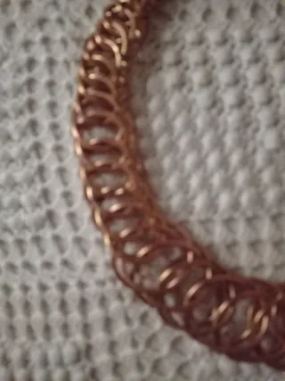 Collar/Gargantilla de eslabones dorados