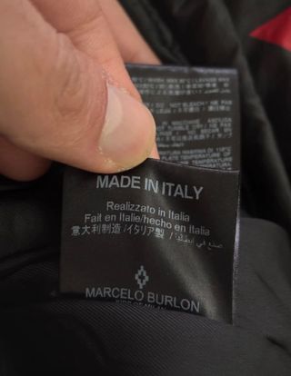 Marcelo Burlon 10 anni Piumino giacca bambino